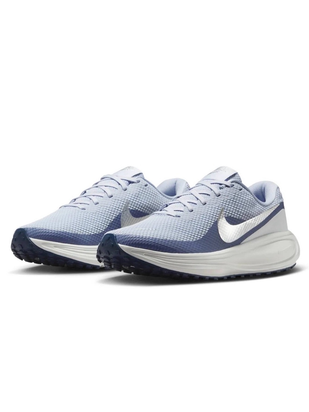 Nike Women’s Road Running Shoes Revolution 8 Size 6.5 Indigo Blue/ White/ Silver